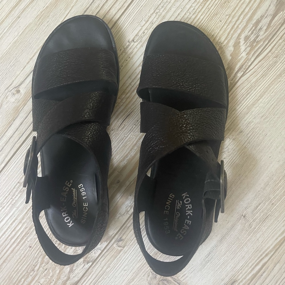 Kork-Ease leather upper & lining sandal